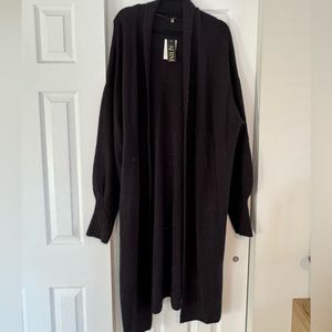 AFRM Long Black Cardigan NWT